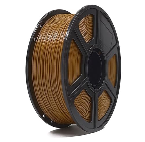 ABS Filament 1,75 mm Spule 1 kg 3D-Druck Hohe Hitzebeständigkeit Anti-Verformung Glatte Oberfläche Maßgenauigkeit Einfacher Druck Kompatibel 3D-Drucker Farbe Braun von LoveLegis