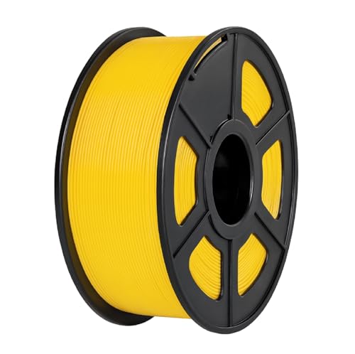 ABS-Filament 1,75 mm Spule 1 kg 3D-Druck Hohe Hitzebeständigkeit Anti-Verformung Glatte Oberfläche Maßgenauigkeit Einfacher Druck Kompatibel 3D-Drucker Farbe Gelb von LoveLegis