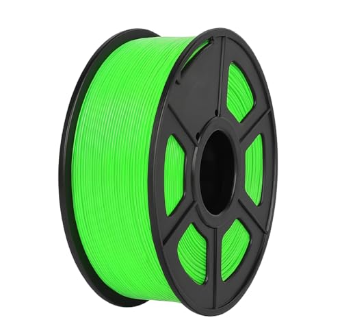 ABS-Filament 1,75 mm Spule 1 kg 3D-Druck Hohe Hitzebeständigkeit Anti-Verformung Glatte Oberfläche Maßgenauigkeit Einfacher Druck Kompatibel 3D-Drucker Farbe Grün von LoveLegis