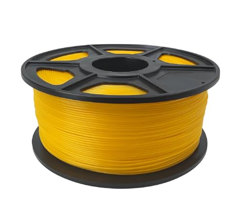 ABS-Filament 1,75 mm Spule 1 kg 3D-Druck Hohe Hitzebeständigkeit Anti-Verformung Glatte Oberfläche Maßgenauigkeit Einfacher Druck Kompatibel 3D-Drucker Senffarbe von LoveLegis