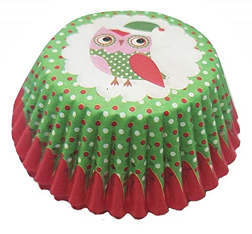 LoveLegis Pirottini Carta Muffin 100 Pezzi Formine Cupcake Gufo Ø 7 cm Alto 3 cm Decorazioni Festa Compleanno Natale Idee Regalo von LoveLegis