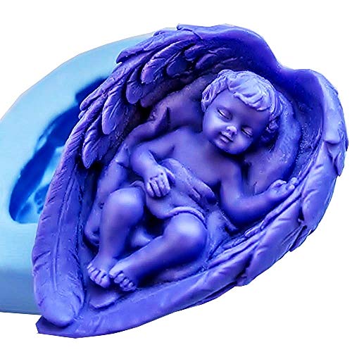LoveLegis Schlafendes Baby Silikonform in Erzengel Flügeln - Seife - Harz - Gips - Weihnachten und Geburtstag Geschenkidee - Silikonformen - Handwerk Schimmel LoveLegis Schlafendes Baby Silikonform in Erzengel Flügeln - Seife - Harz - Gips - Weihnachten und Geburtstag Geschenkidee - Silikonformen - Handwerk Schimmel von LoveLegis