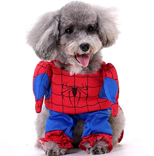 Spider-Man Kostüm - Super Hero - Hund - Xs - Geschenkidee für Weihnachten und Geburtstag von LoveLegis