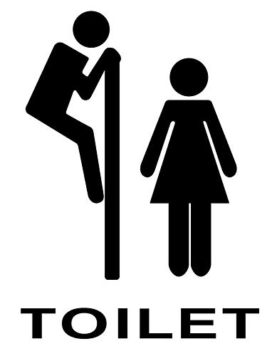 Toilette - Badezimmer - Toilette - Wandbild - Toilettenaufkleber - lustig - originelle Geschenkidee - originelle originelle Geschenkidee von LoveLegis