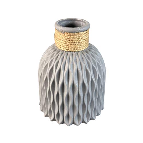 LoveLeiter Tischvase Moderne Dekorative Blumen-Vase Kunststoff Vasen Rustikal Vase Kleine Geometrische dekorative Vase Blumen Pflanzen Tischdeko für Wohnzimmer, Küche, Tisch, Zuhause, Büro, Hochzeit von LoveLeiter