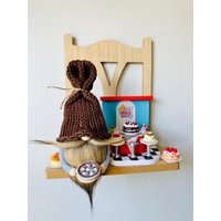 Kuchenzwerg, Bäckerzwerg, Dessertzwerg, Dessertdekor, Kirschzwerg, Pfirsichzwerg, Schokoladenzwerg, Tablett Kuchenzwerg, Bäckerzwerg, Dessertzwerg, Dessertdekor, Kirschzwerg, Pfirsichzwerg, Schokoladenzwerg, Tablett von LoveLifeGifts