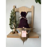 Weihnachtswichtel, Urlaub Wichtel, Winterzwerg, Landzwerg, Rustikaler Abgestuftes Tablettdekor, Winterdekor, Weihnachtsdekor, Strickzwerge von LoveLifeGifts