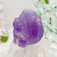 Natur Amethyst Kristall Neunschwänziger Fuchs von LovePinkGarden