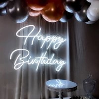 Alles Gute Zum Geburtstag Neon Schild, Party Dekor Baby Shower Licht, Ballon Bogen Decor Lichter von LoveStruckHK