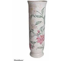 Prima Otagiri Posy Vase, Süßes Rosa, Weiße Blumen, Grüne Stiele, Mit Goldvergoldung, Süße Ergänzung Für Jedes Zuhause, Einweihungsparty von LoveTheNostalgia