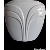 Retro, Vase, Weiß, Tuch, Wasserfall, Selten, Hollywood Regency, Mcm, Miami Pack, Blumen, Palmwedel Retro, Vase, Weiß, Tuch, Wasserfall, Selten, Hollywood Regency, Mcm, Miami Pack, Blumen, Palmwedel von LoveTheNostalgia