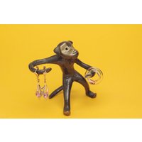 Vintage Affe Bronze Walter Bosse Thanksgiving Dekor Messing Salz Pfefferstreuer Set Gewürzhalter Küche Für Sie Sammlerstück von LoveUssrVintage