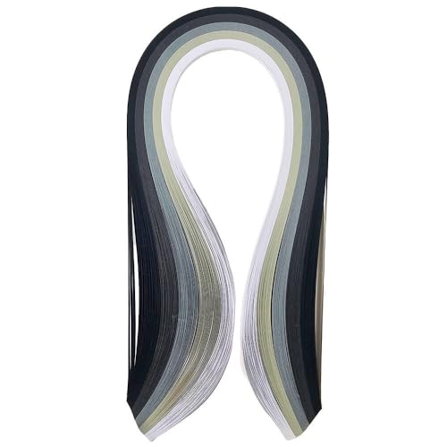 3mm Quilling Streifen 120 Stück - Schwarztöne 3mm Quilling Streifen 120 Stück - Schwarztöne von Loveart
