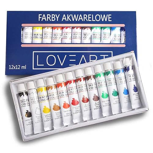 Aquarellfarben LOVEART 12x12ml von Loveart