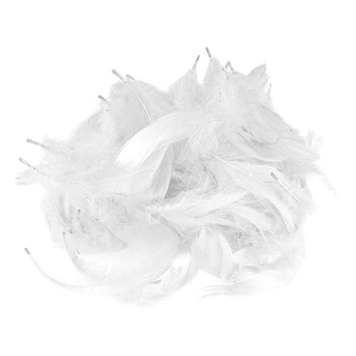 Deko-Federn 6-12cm 10g weiß - Loveart von Loveart