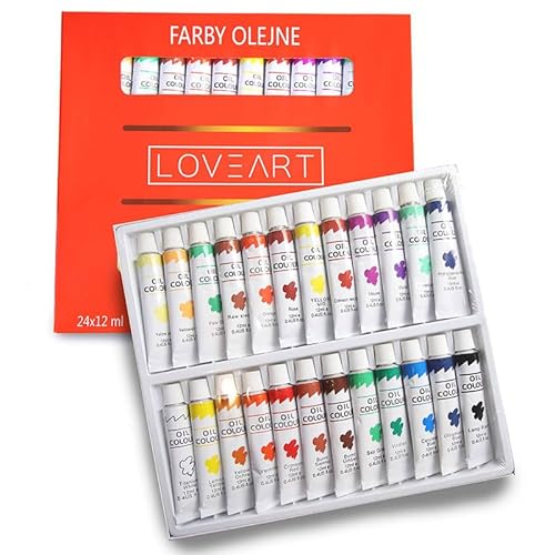 Ölfarben LOVEART 24x12ml von Loveart