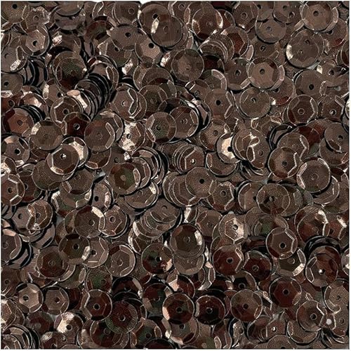 Pailletten rund Metallic 9mm 15g - Loveart - braun Pailletten rund Metallic 9mm 15g - Loveart - braun von Loveart