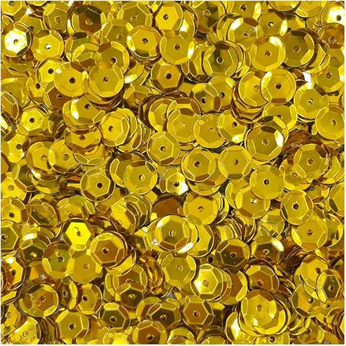 Pailletten rund Metallic 9mm 15g - Loveart - gold Pailletten rund Metallic 9mm 15g - Loveart - gold von Loveart