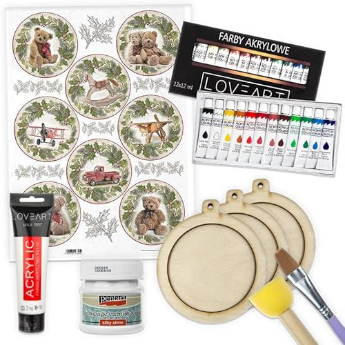 Starterset für Decoupage Weihnachten R764L Starterset für Decoupage Weihnachten R764L von Loveart