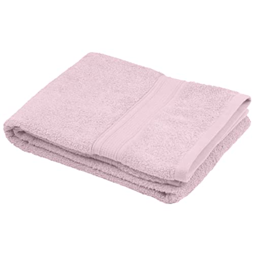 Lovely Casa - Badetuch – Größe 50 x 90 cm – 100% Bio-Baumwolle – Farbe Puder – Modell Lagune – Badetuch – waschbar bei 30 °C – außergewöhnliche Qualität von Lovely Casa