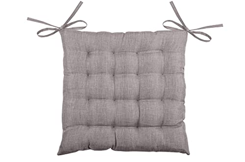 Lovely Casa Bea Sitzkissen 16 Punkte Polyester Taupe 40 x 40 cm von Lovely Casa