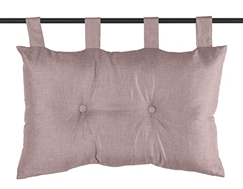 Lovely Casa Bettkopfteil, 45 x 70 cm, Bea, Puder, Polyester, Poudre von Lovely Casa