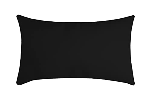 Lovely Casa C24689013 Kissen Polyester schwarz, 30 x 50 cm von Lovely Casa