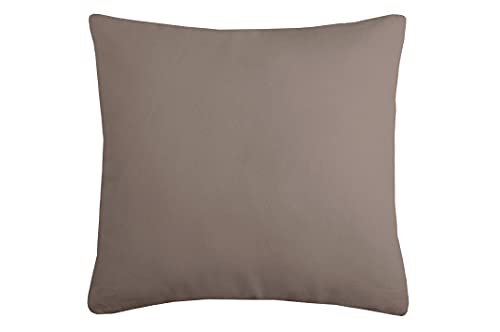 LOVELY CASA Duo Kissen Uni 40 x 40 cm, Baumwolle, Taupe, 45 x 45 x 10 cm LOVELY CASA Duo Kissen Uni 40 x 40 cm, Baumwolle, Taupe, 45 x 45 x 10 cm von Stof