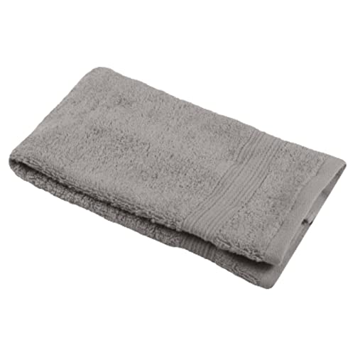 Lovely Casa - Badetuch – Größe 30 x 50 cm – 100% Bio-Baumwolle – Farbe Taupe – Modell Lagune – Badetuch – waschbar bei 30 °C – außergewöhnliche Qualität von Lovely Casa