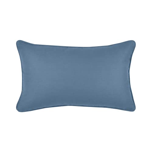 Lovely Casa - Kissen – Größe 30 x 50 x 15 cm – 100 % Baumwolle – Farbe Blau – Modell Oxford - Baumwollsatin – außergewöhnliche Qualität – ideale Dicke – weich und elegant von Lovely Casa