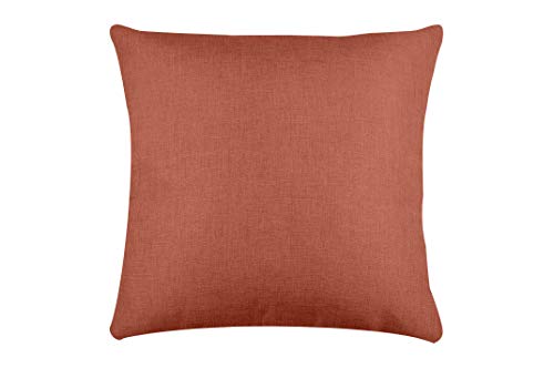 Lovely Casa - Kissen – Größe 50 x 50 cm – 100% Polyester – Farbe Terracotta – Modell Bea – ideale Dicke – bequem und elegant – angenehme Haptik von Lovely Casa