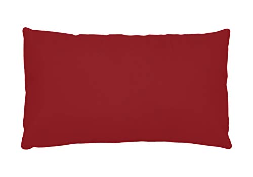 Lovely Casa Kissenbezug Alicia, 50 x 80 cm, Rot von Lovely Casa