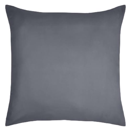 STOF - Kopfkissenbezug, Größe 63 x 63 cm, 100% Baumwolle, Öko-Tex Zertifiziert, hervorragende Qualität, Schieferfarben, Modell Eden, Bettwäsche, weich und bequem, Unisex, Unisex von Stof