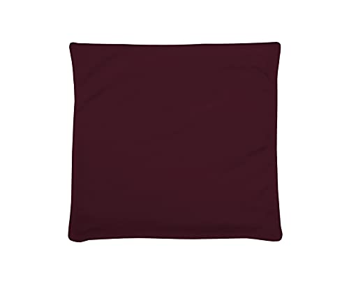 Lovely Casa - Kissenbezug – Größe 40 x 40 cm – 100% Polyester – Farbe Bordeaux – Modell Kuscheltier – Bettwäsche für Zuhause – waschbar bei 30 °C – außergewöhnliche Qualität von Lovely Casa