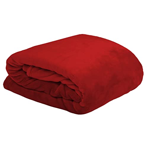 Lovely Casa P25792003 Decke aus Polyester, 130 x 160 cm, Rot Lovely Casa P25792003 Decke aus Polyester, 130 x 160 cm, Rot von Stof