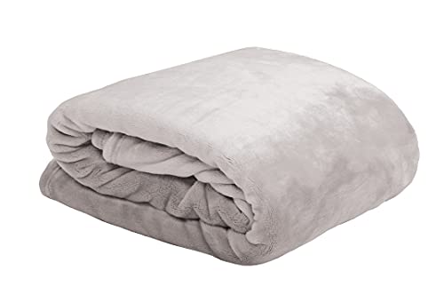 Lovely Casa P45792002 Decke aus Polyester, 220 x 240 cm, Farbton Lin von Stof