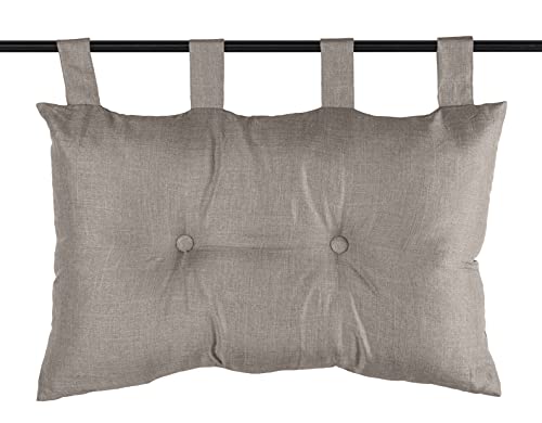 Lovely Casa T48538019 Kopfteil, 45 x 70 cm, Beige/Jute, Polyester von Lovely Casa