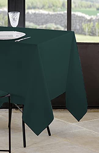 Lovely Casa Tischdecke, Modell Nelson, Smaragd, 145 x 240 cm, 100 % Polyester von Lovely Casa