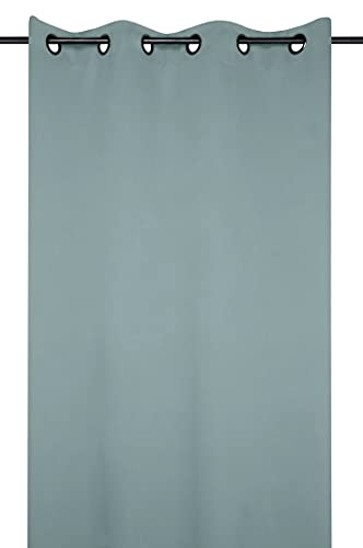 Lovely Casa Vorhang, Modell Notte, Jade, 135 x 250 cm, 100 % Polyester von Lovely Casa