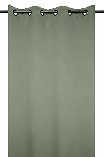 Lovely Casa Vorhang, Modell Notte, Khaki, 140 x 280 cm, 100% Polyester von Lovely Casa