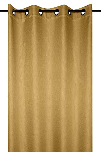 Lovely Casa – Vorhang 140 x 260 cm – Copenhagen – Senfgelb R68937006 Standard von Lovely Casa