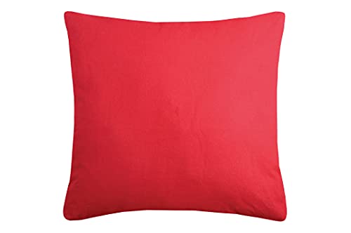 Lovely Casa c11490012 Duo Kissen 50 x 50 100% Baumwolle, Rouge/Lin, 50 x 50 cm von Lovely Casa