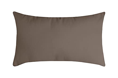 Lovely Casa c24689002 Nelson Kissen 30 X 50 100% PE 100% Baumwolle, Taupe, 30 x 50 cm von Lovely Casa