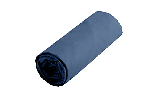 Lovely Casa dh24820012 Alicia Spannbetttuch 140 x 190 cm Baumwolle blau Jean von Lovely Casa