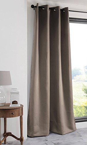 Lovely Casa r41840003 Notte Vorhang Blickdicht Polyester Leinen 180 x 135 cm von Lovely Casa