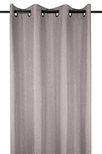 Lovely Casa r68538002 Bea Ösenschal Polyester Taupe 260 x 140 cm von Stof