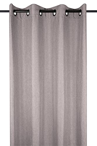 Lovely Casa r68538002 Bea Ösenschal Polyester Taupe 260 x 140 cm von Lovely Casa