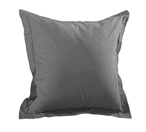 Lovely Casa t14820010 Alicia Kopfkissenbezug Baumwolle Kopfkissenbezug 65 x 65 cm anthrazit von Stof