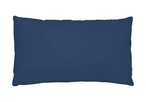 Lovely Casa T24820001 Alicia Kissenhülle, 50 x 70 cm, 100% Baumwolle, Blue Jean, 50 x 70 cm von Lovely Casa