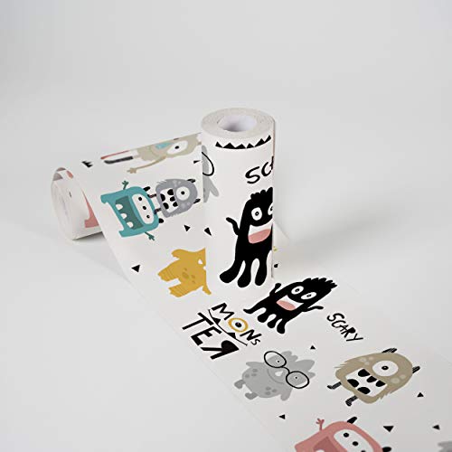 A.S. Création selbstklebende Bordüre - Papierbordüre mit kinderfreundlichen Motiven in bunten Farben - auf 5,00 m x 0,15 m je Rolle A.S. Création selbstklebende Bordüre - Papierbordüre mit kinderfreundlichen Motiven in bunten Farben - auf 5,00 m x 0,15 m je Rolle von A.S. Création